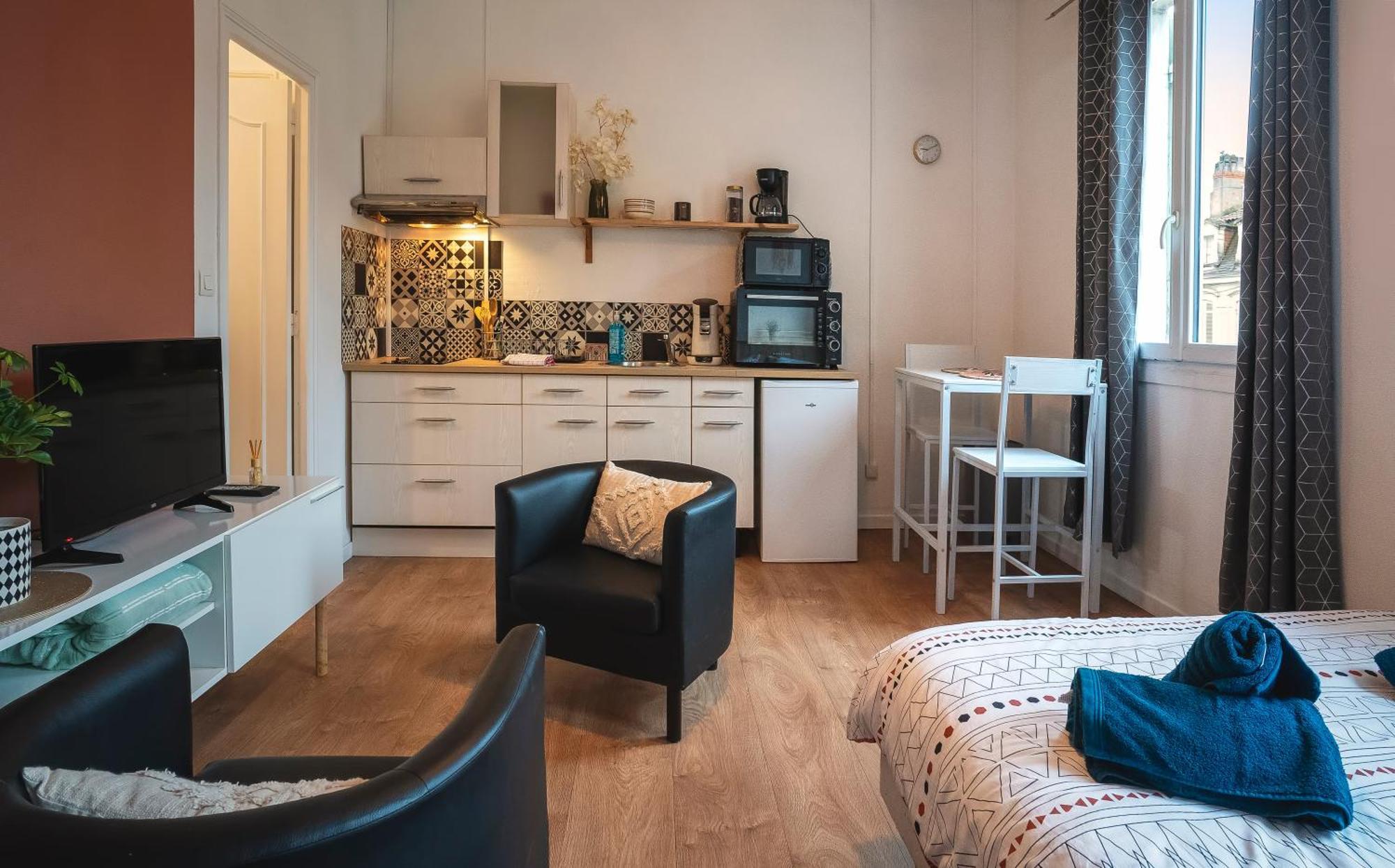 Le Petit Chez Vous - T1 Bergerac -2 Pers Apartment Luaran gambar