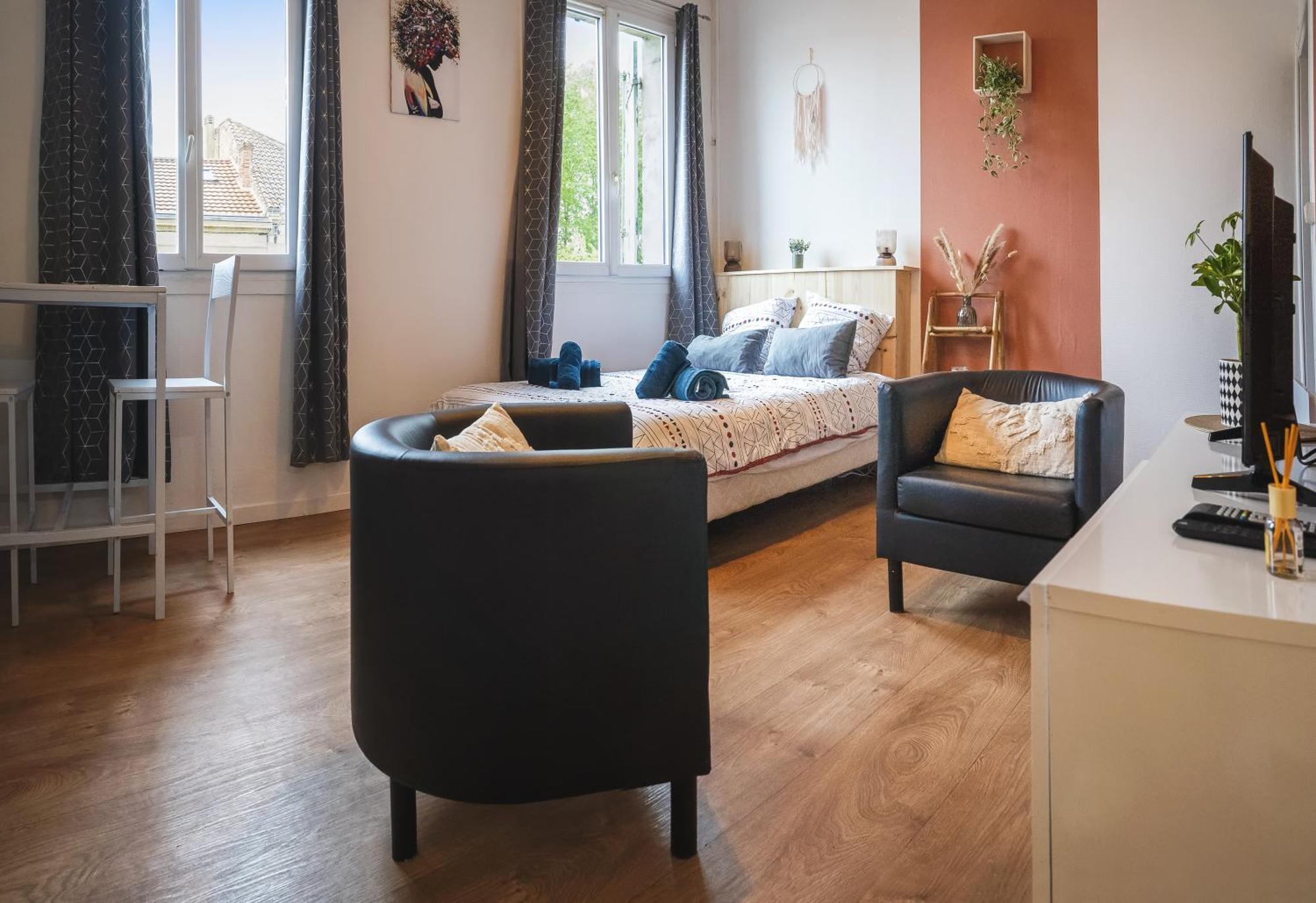 Le Petit Chez Vous - T1 Bergerac -2 Pers Apartment Luaran gambar